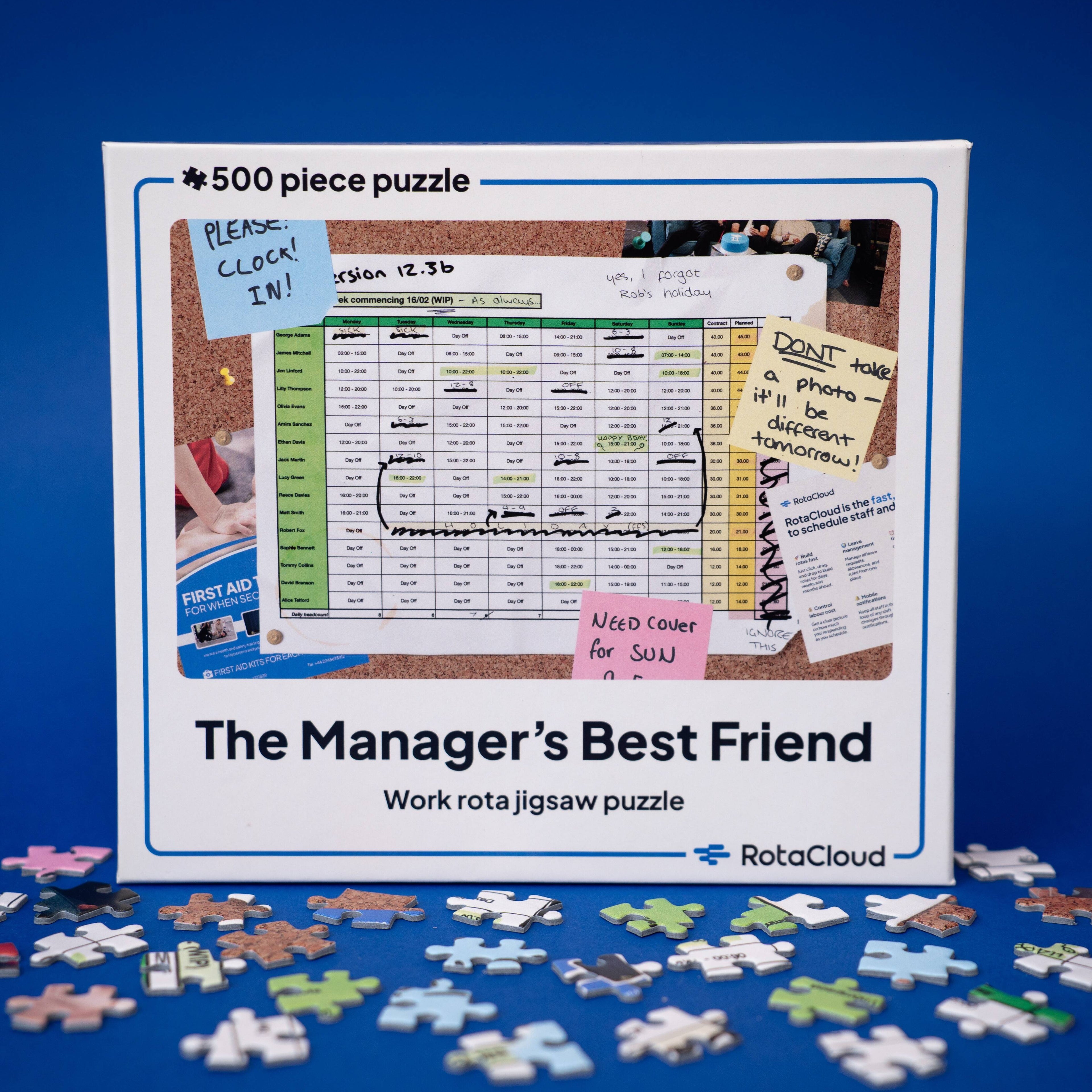 The Manager’s Best Friend - 500 piece work rota jigsaw puzzle