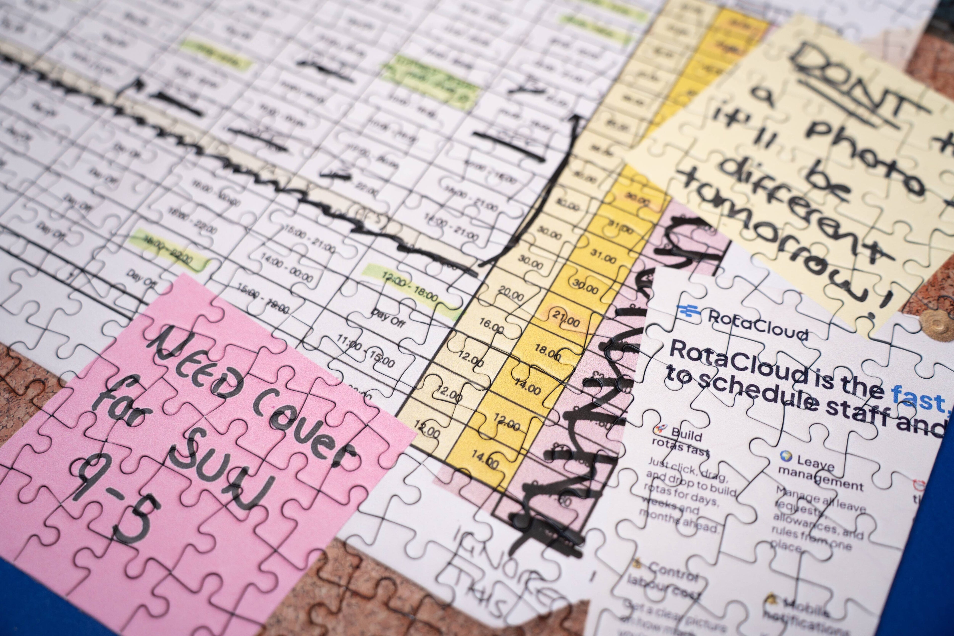 The Manager’s Best Friend - 500 piece work rota jigsaw puzzle