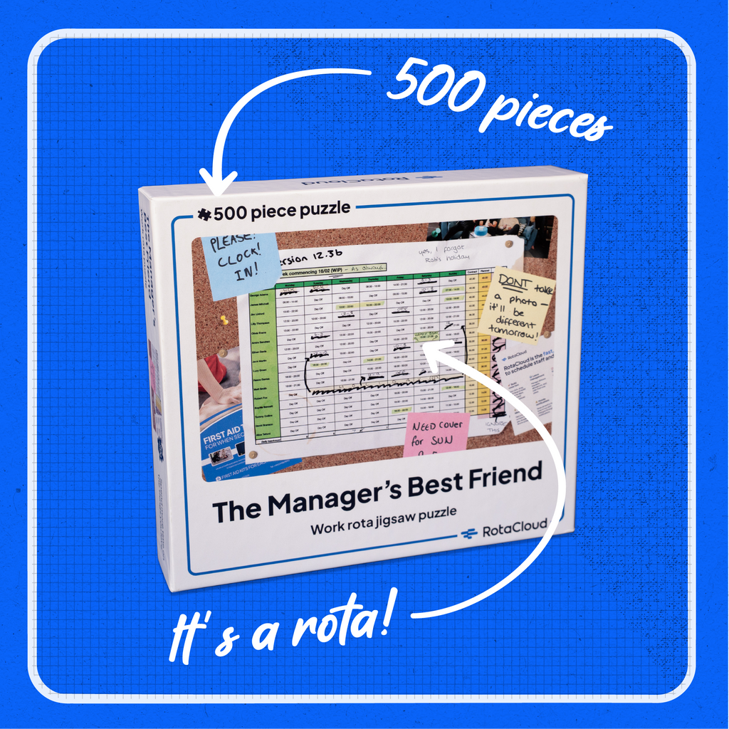 The Manager’s Best Friend - 500 piece work rota jigsaw puzzle